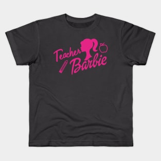 Teacher Barbie Kids T-Shirt